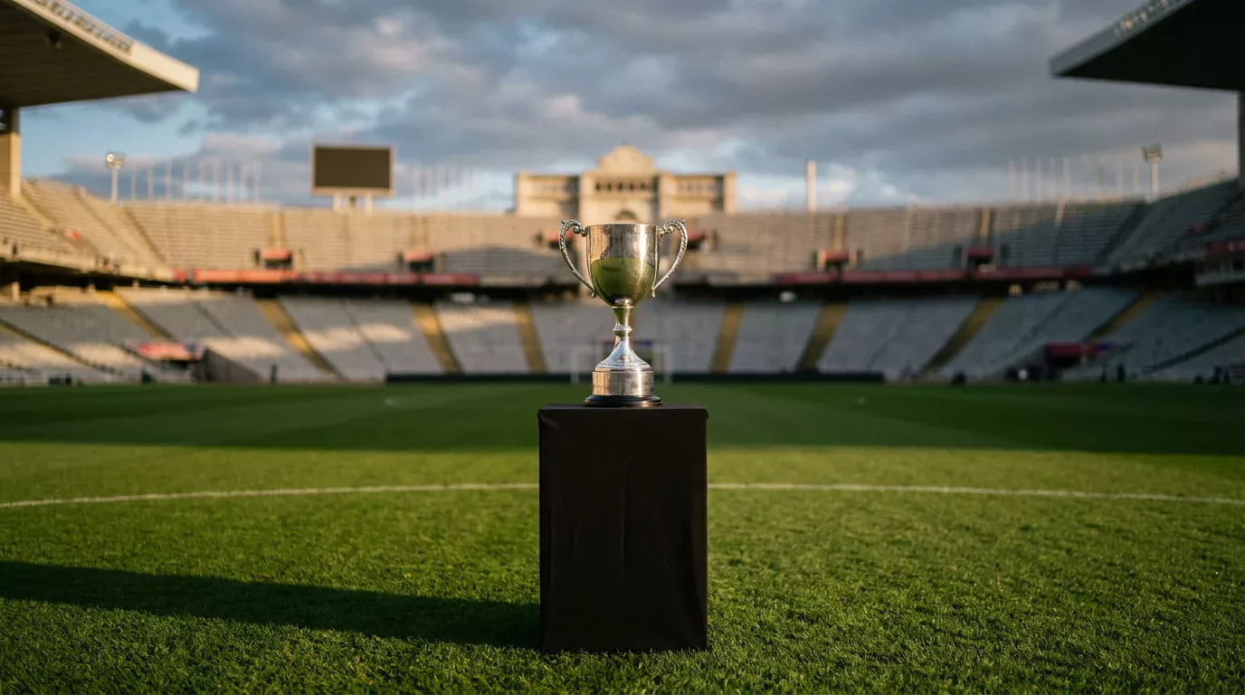 Trofeo de la Copa do Brasil con llaves eliminatorias superpuestas
